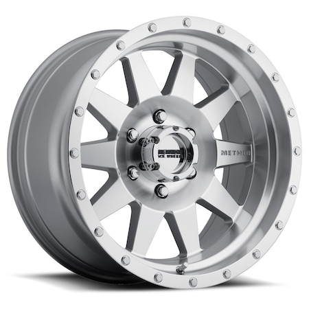 Method Race Wheels 15X7  STANDARD 5X4.5 BP 3.75IN B/S -6 O/S - MACHINED/CLEAR COAT MR30157012306N